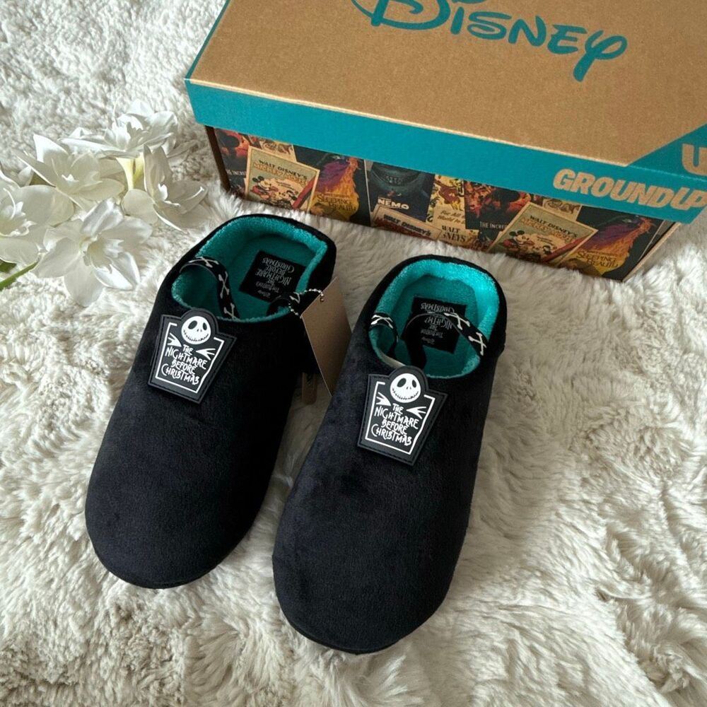 Disney Ground Up The Nightmare Before Christmas Clog Slippers Size 7